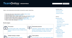 Desktop Screenshot of dokumentace.teamonline.cz